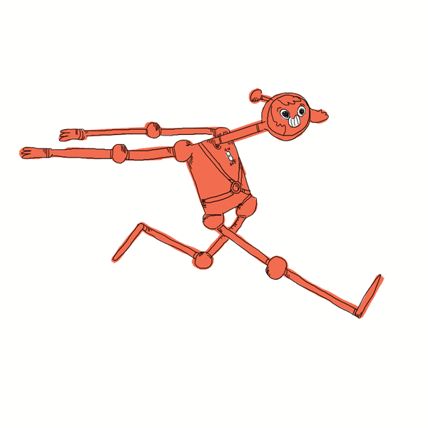 2d animation run cycle gif