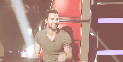 maroon 5 adam levine the voice cute guy animated gif