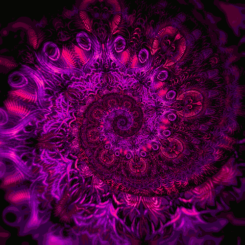 purple and orange hypnotize gif