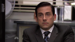 smile the office michael scott interested go on animated GIF
