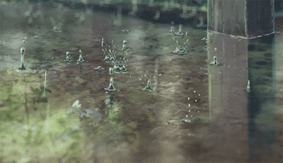 raindrops animated GIF 