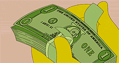 Marge Simpson Breaking Bad money GIF