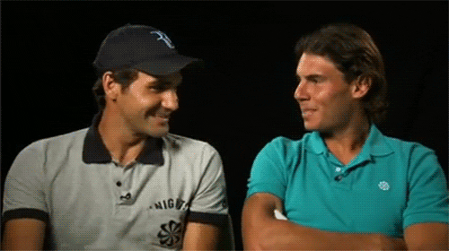 Nadal and Federer | Roger federer, Rafael nadal, Play tennis
