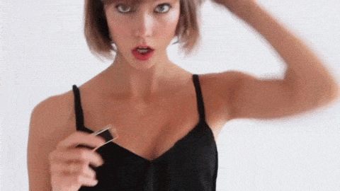 Karlie Kloss Lipstick GIF - Find & Share on GIPHY