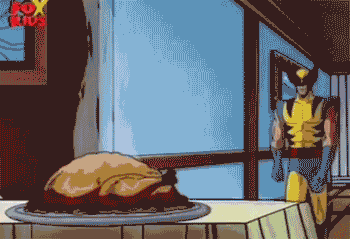 Thanksgiving Wolverine GIF - Find & Share on GIPHY