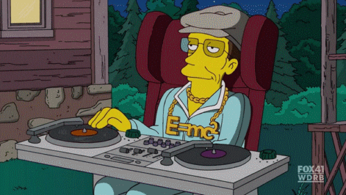 dj the simpsons party swag stephen hawking