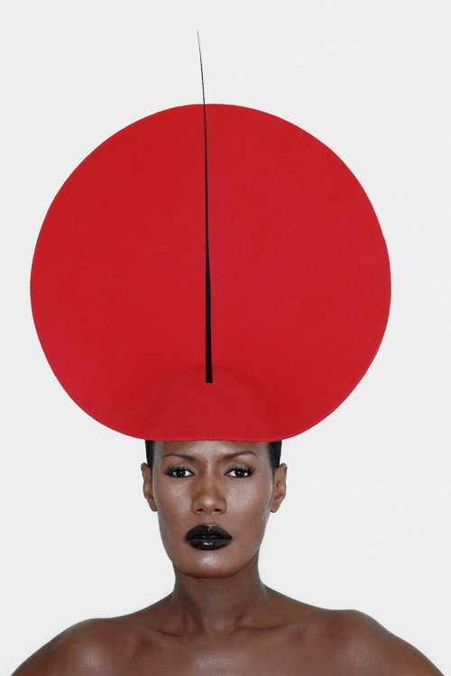 grace jones fashion gif