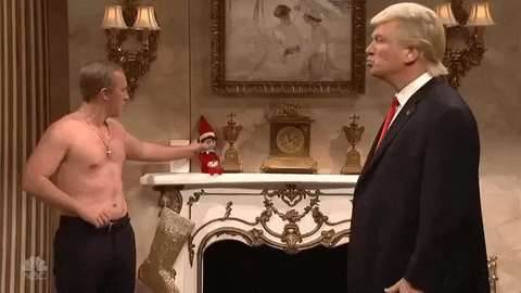 SNL skit of Trump and Putin living together in the White House
