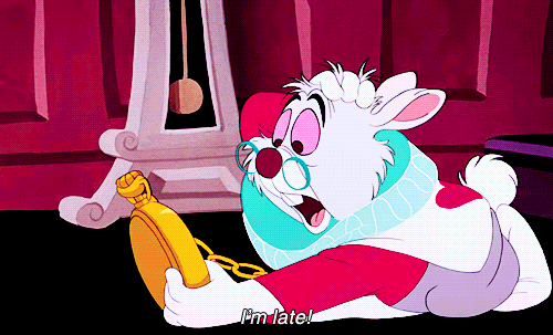 Late The White Rabbit GIF - Find & Share on GIPHY
