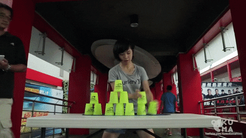 Cup Stacking GIF - Find & Share on GIPHY