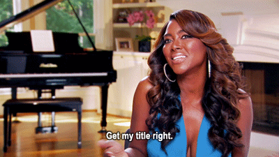 Kenya Moore - Real Housewives of Atlanta GIF - Get My Title Right