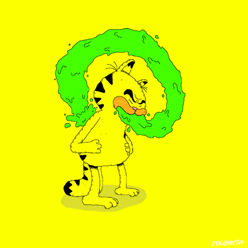 this gif by animation domination high-def has everything: cat