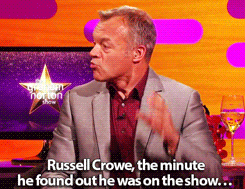 tv russell crowe graham norton show animated GIF