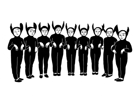 Black And White animated GIF