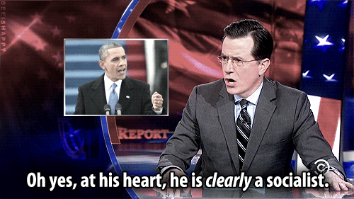 the colbert report animated GIF 