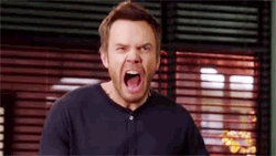 this gif has everything: community, ow, tmi!