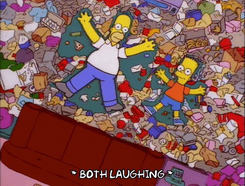 Homer Simpson Trash GIF - Find & Share on GIPHY