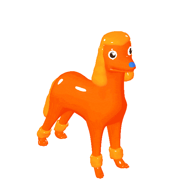 this sticker gif by alexandre louvenaz has everything: dog