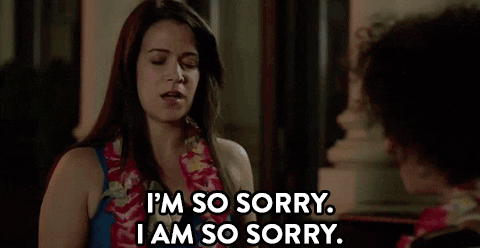 Sorry Abbi Jacobson GIF by Broad City - Find & Share on GIPHY