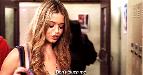 dont touch me animated GIF
