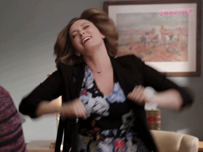 crazy ex-girlfriend happy dance gif - find & share on giphy