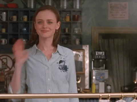 Waving Rory Gilmore GIF by Gilmore Girls - Find & Share on GIPHY