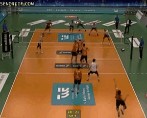 sports headshot volleyball achievement unlocked animated GIF