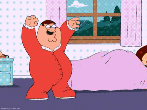 scared family guy shock peter griffin jerk meg griffin animated GIF