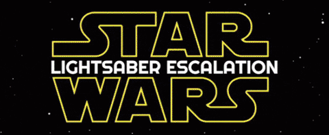 Star Wars Lightsaber spoof gif