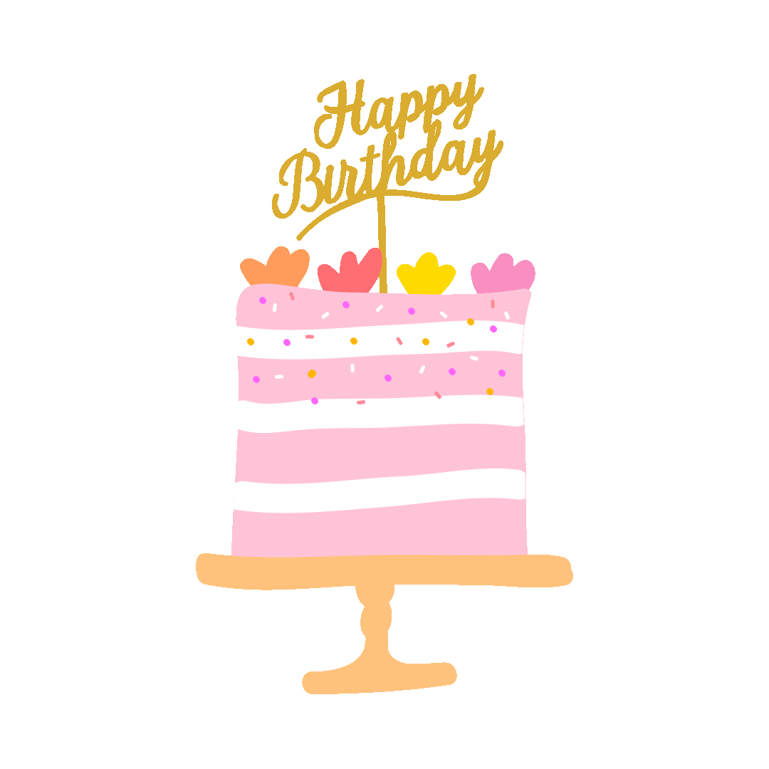 Cumple Happy Birthday Sticker by April for iOS & Android | GIPHY