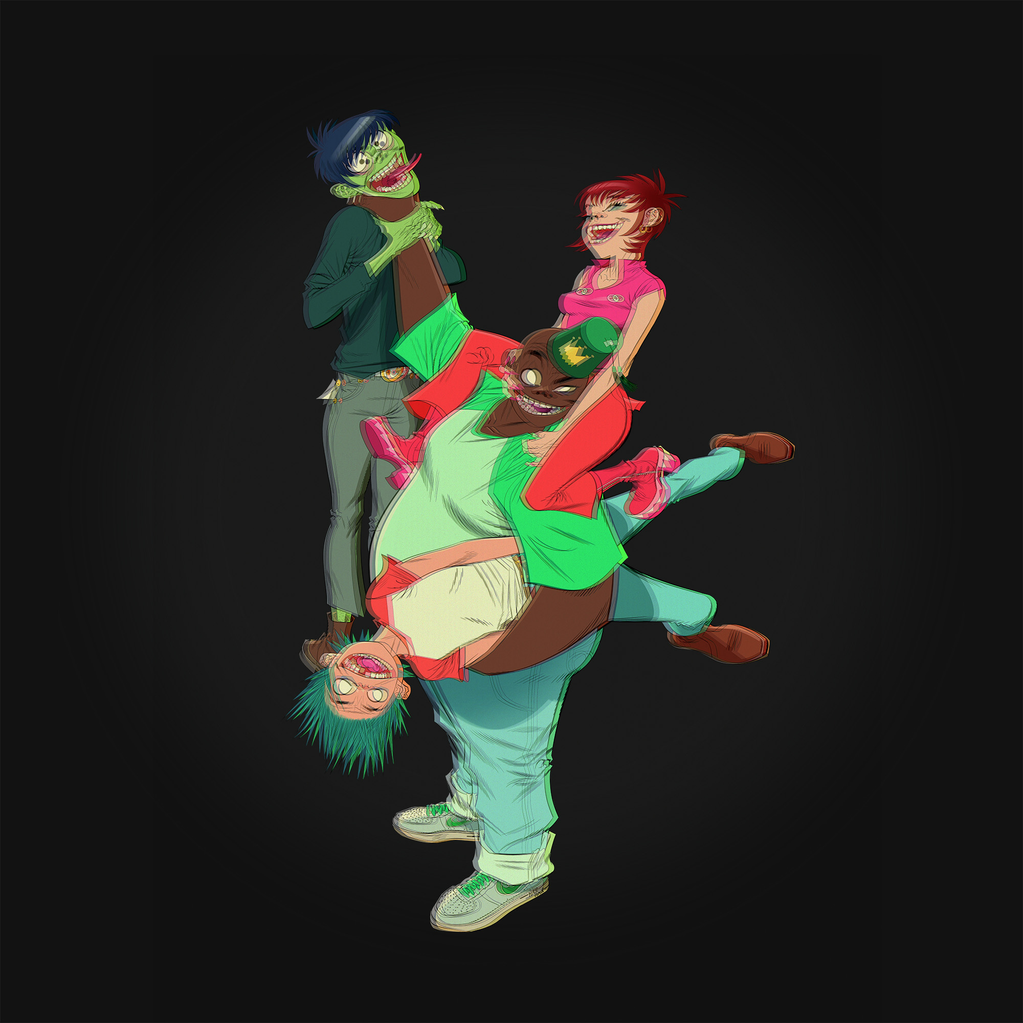 Gorillaz Gif Cool Gorillaz 2d GIF Gorillaz 2d Dancing Discover