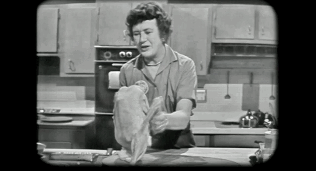 Chicken Cooking GIF by Julia Child - Find & Share on GIPHY