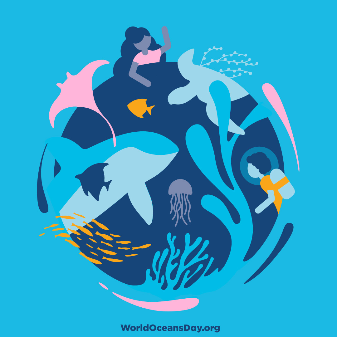 Sea Celebrate Gif By World Ocean Day Find Share On Giphy