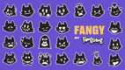 Fangy Stickers by Fang Gang