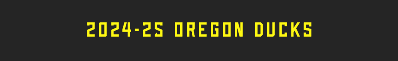 2024-25 Oregon Ducks