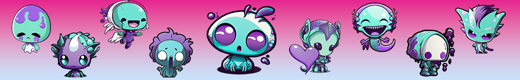 Alien Expressions - Stickers Pack