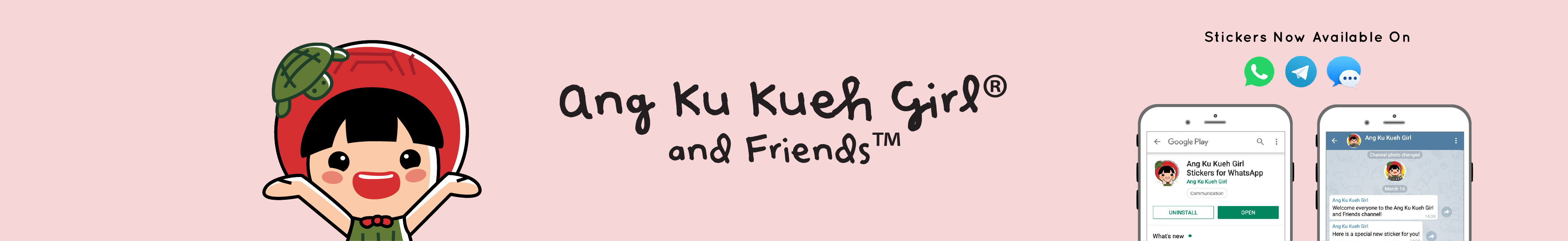 Ang Ku Kueh Girl and Friends