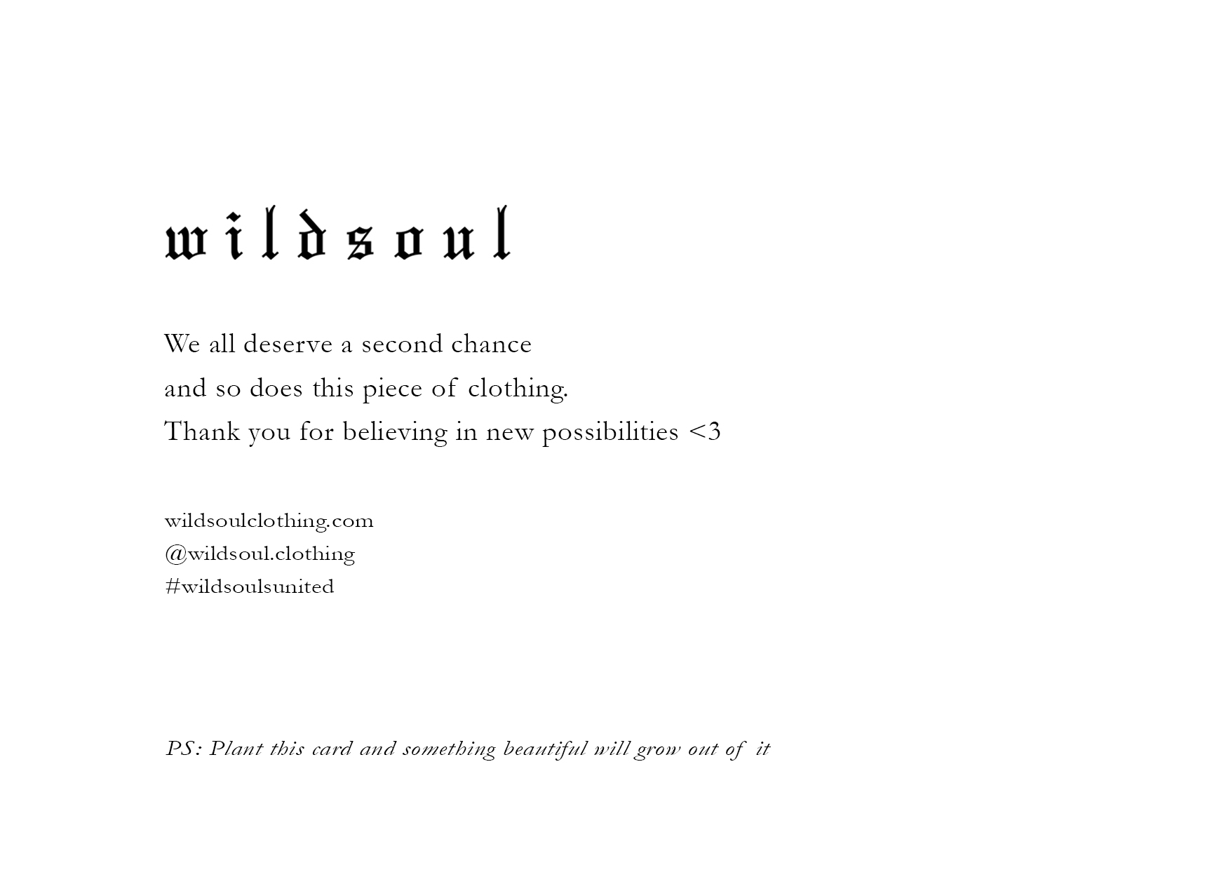 Wildsoul Clothing