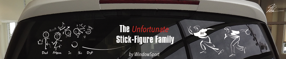 The Unfortunate Stick-Figure Family