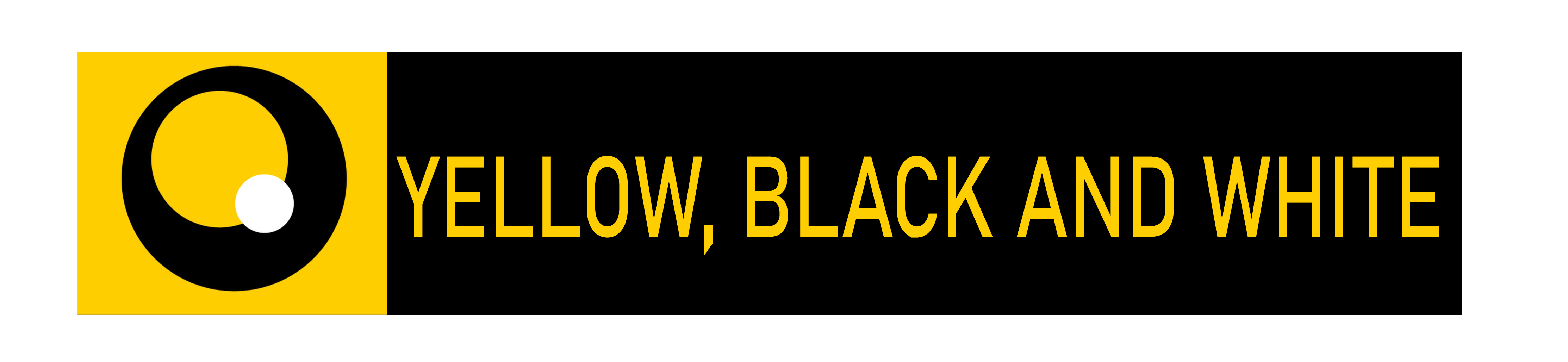 Yellow Black And White