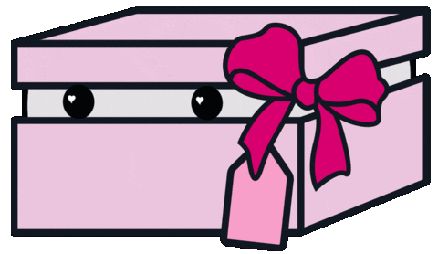 gift box with pink bow