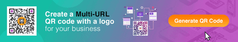 multi-url qr code with a logo