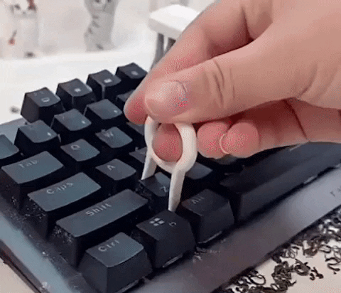 Kit de cepillo de limpieza de teclado 5 en 1, limpiador multifuncional para  auriculares con extractor de teclas, herramientas de limpieza para teclado