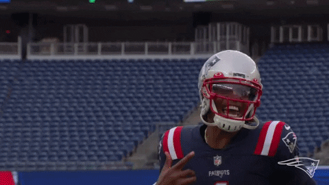 Happy Cam Newton GIF by New England Patriots - Find & Share on GIPHY