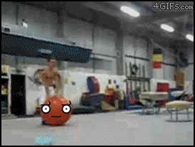 Ball Exercise in funny gifs