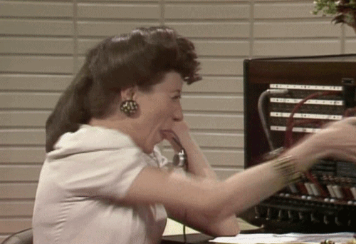 Image result for lily tomlin telephone operator gif