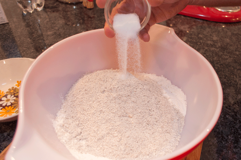 Image result for adding flour gif