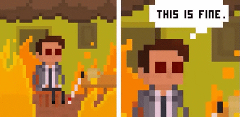 This Is Fine GIF - Find & Share on GIPHY