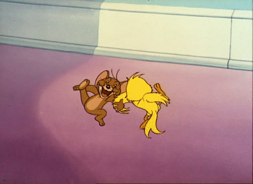 Tom and Jerry Yay Gif