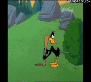 Image result for daffy duck shotgun gif